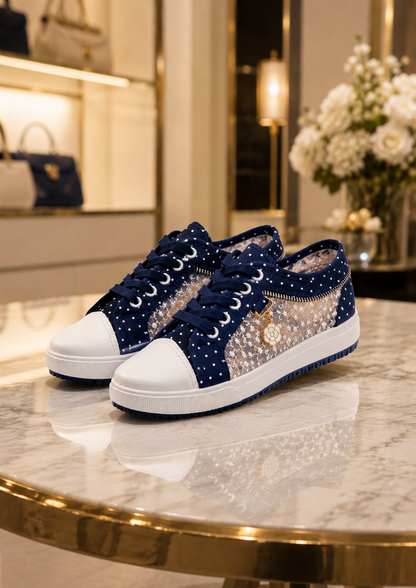 Chaussures Femme en Maille Ajourée – Confort & Élégance