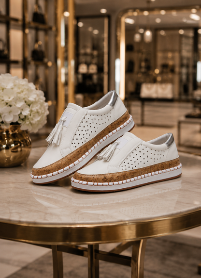 Mocassins à Pompons pour Femme – Élégance Décontractée & Raffinée