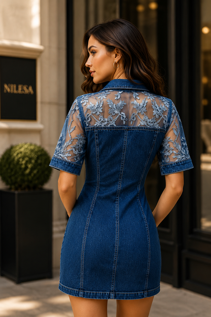 Robe Signature – Dentelle Raffinée